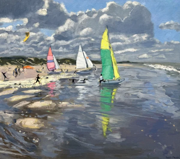 Andrew Macara - sailboats, bray dunes, france
